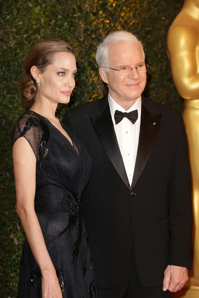 Angelina Jolie and Steve Martin — Stock Photo, Image