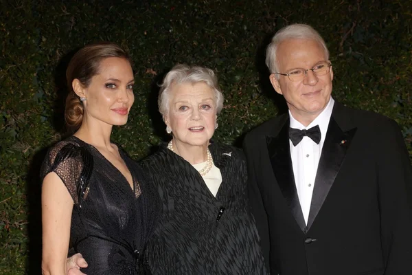 Angela Lansbury, Angelina Jolie, Steve Martin — Zdjęcie stockowe