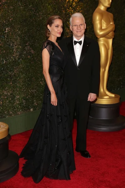 Angelina Jolie and Steve Martin — Stock Photo, Image