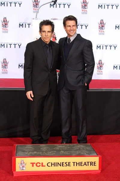 Tom Cruise e Ben Stiller — Fotografia de Stock