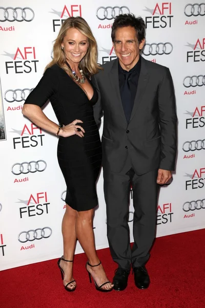 Ben Stiller, Christine Taylor — Foto de Stock