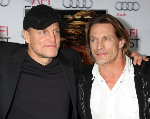 Woody Harrelson, Brett Harrelson — Zdjęcie stockowe