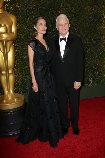 Angelina Jolie y Steve Martin — Foto de Stock