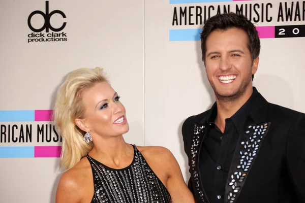 Luke bryan ve caroline bryan — Stok fotoğraf