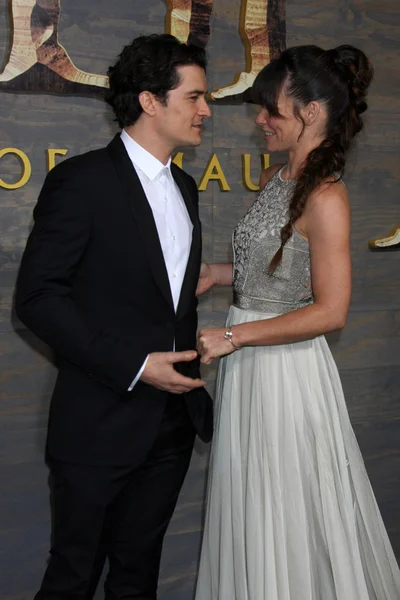 Orlando Bloom y Evangeline Lilly —  Fotos de Stock