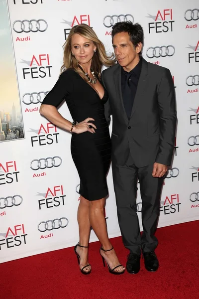 Ben Stiller, Christine Taylor — Zdjęcie stockowe