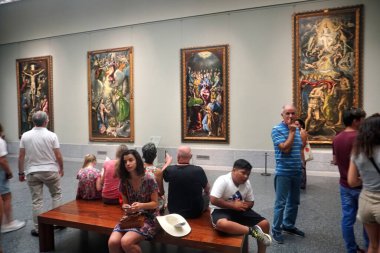                                MADRID, İSPAN, 11 Temmuz 2022: Prado Müzesi. Prado Müzesi (İspanyolca: 