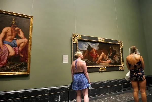 Madrid Spain July 2022 Interior Museum Prado Prado Museum Officially — Stok fotoğraf