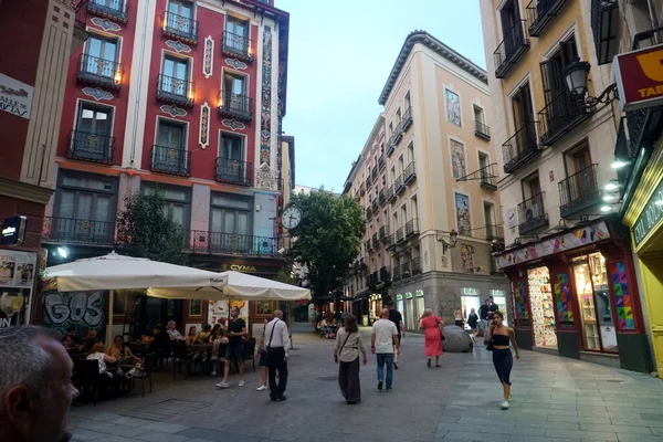 Madrid Spain June 2022 Madrid Streets Buildings People Madrid Street — Foto de Stock