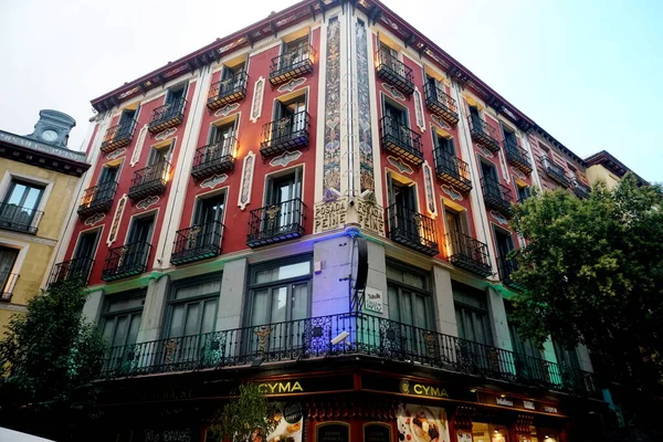Мадрид Испания Июня 2022 Года Улицы Мадрида Зданиями Людьми Уличная — стоковое фото