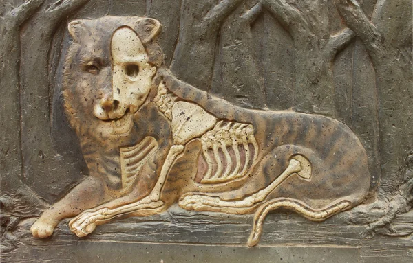Sculpture dog model — Stock Photo, Image