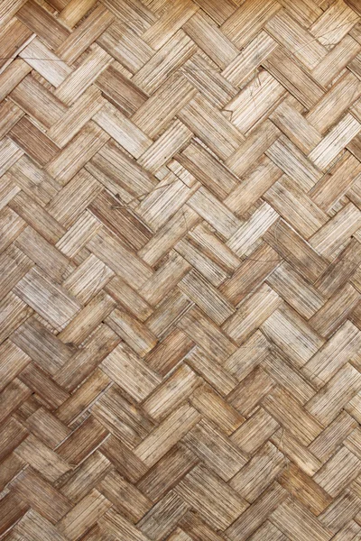 Gamla bambu väva textur för bakgrund — Stockfoto