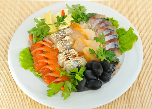 Esturgeon noir de saumon tranché — Photo