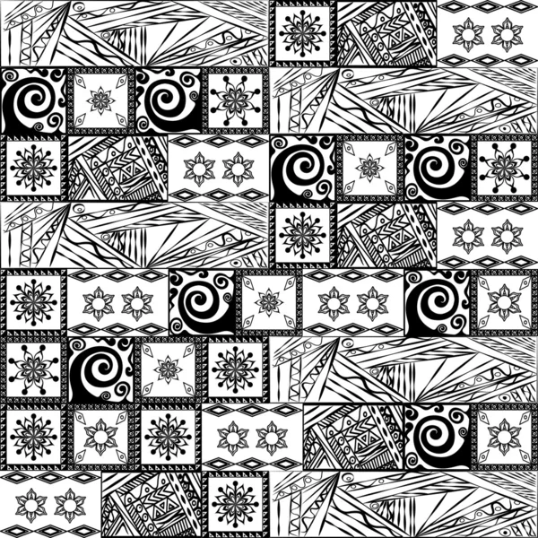 patchwork siyah-beyaz desen.