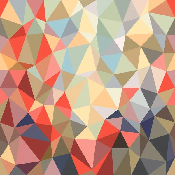 Hintergrund aus bunten Dreiecken in verschiedenen Formen und Größen. — Stockvektor