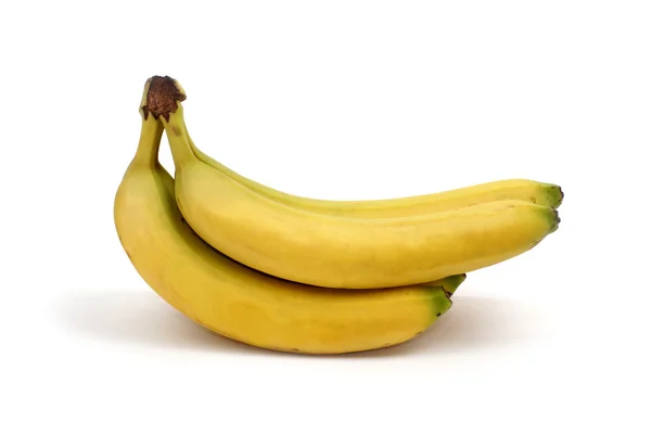 Banane isolate su bianco — Foto Stock