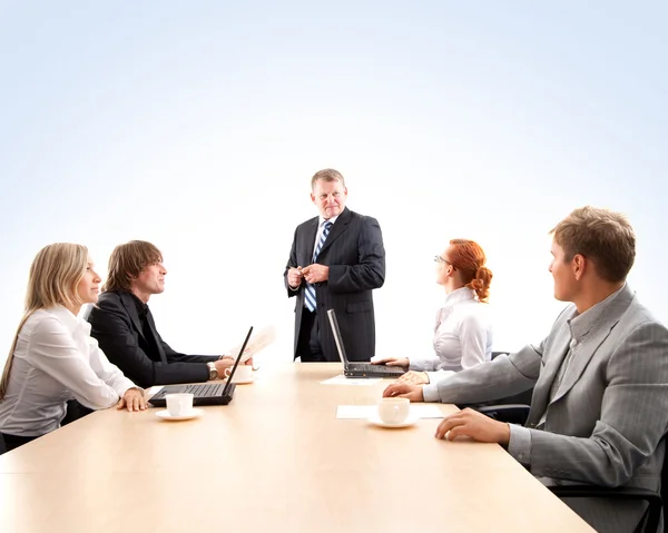 Grupo empresarial no local de trabalho — Fotografia de Stock