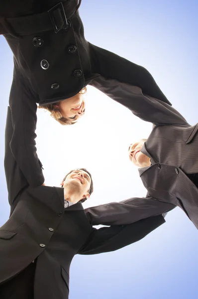 Unity of business over white background — Stock Photo, Image