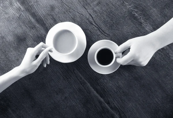 Aşk ve kahve kavramı — Stok fotoğraf