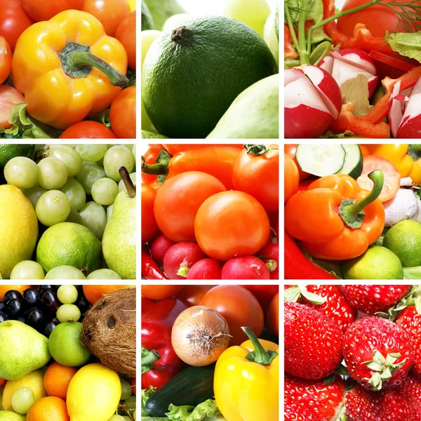 Nutrition collage — Stock Photo, Image