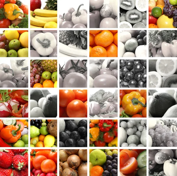 Ernährungscollage — Stockfoto