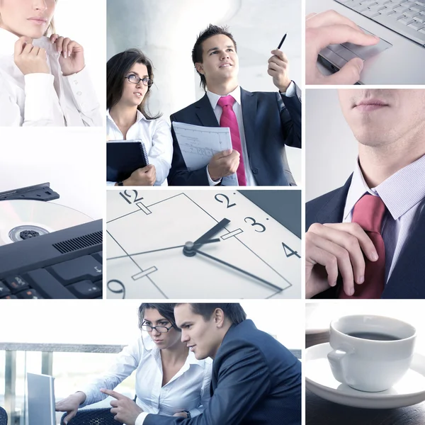 Business-Collage — Stockfoto