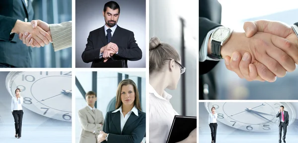 Business collage — Stock Photo, Image