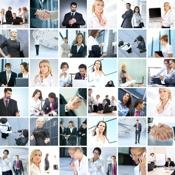 Collage de negocios — Foto de Stock