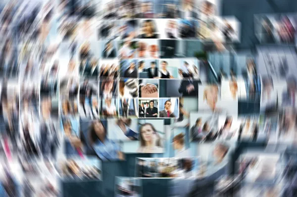 Collage aziendale — Foto Stock