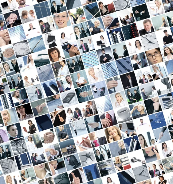 Business-Collage — Stockfoto