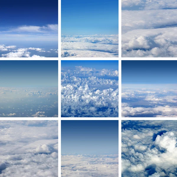 Vista aérea do céu — Fotografia de Stock