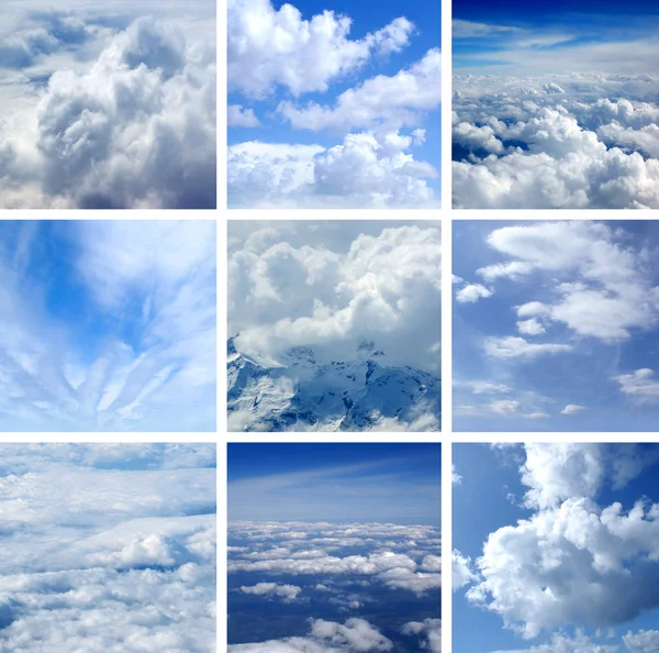 Gökyüzünün havadan görünümü — Stok fotoğraf