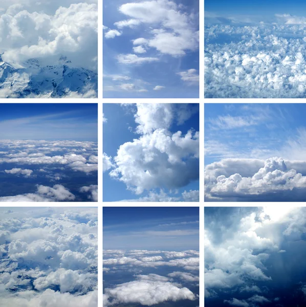 Vista aérea do céu — Fotografia de Stock