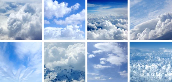 Collage composto da molte riprese aeree. Perfetto come illustrazione . — Foto Stock