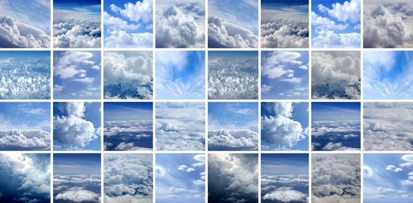 Aerial view of sky — Stock Photo, Image