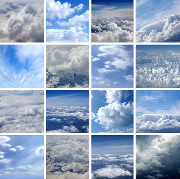 Vista aérea do céu — Fotografia de Stock