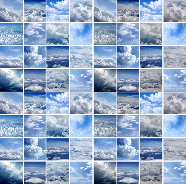 Aerial view of sky — Stock Photo, Image