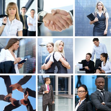Business collage made of some business pictures