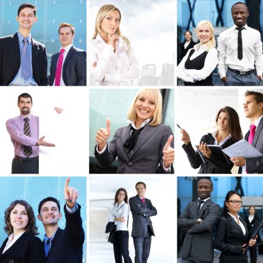 Business collage made of some business pictures