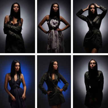 yapılan bazı moda fotoğraf kolaj
