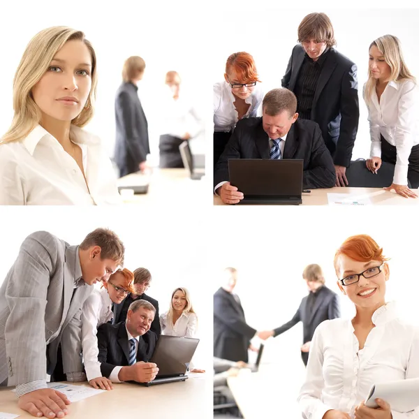 Geschäftsteam arbeitet im Büro — Stockfoto