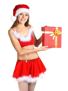 çekici kadın santa