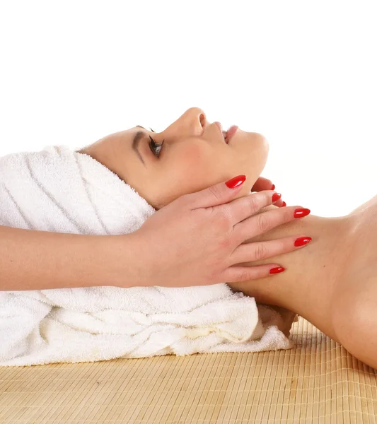 Woman in spa — Stock Photo, Image