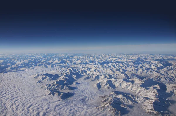 Cielo y Alpes — Foto de Stock