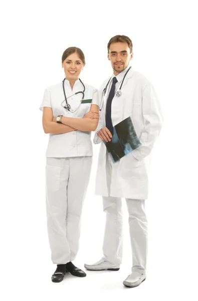 Young attractive doctors — Stock Photo, Image