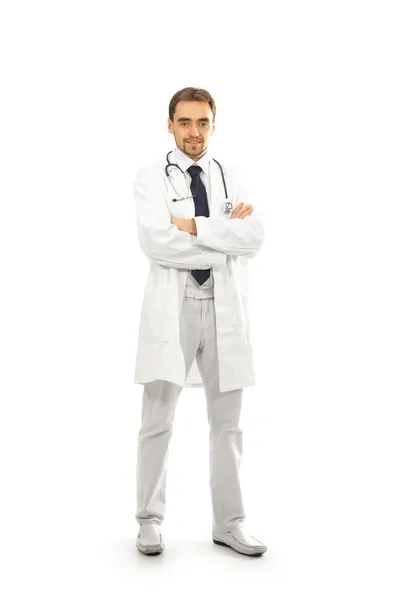 Unga attraktiva läkare — Stockfoto