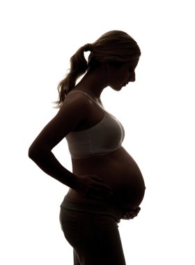 hamile bir kadının iz