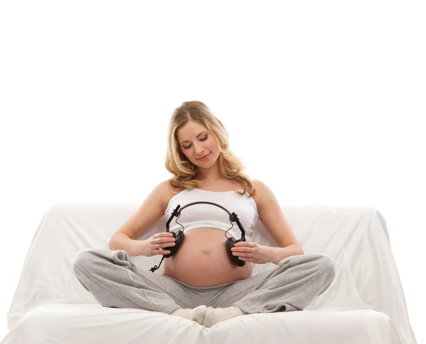 Young attractive pregnant woman — Stock Photo, Image