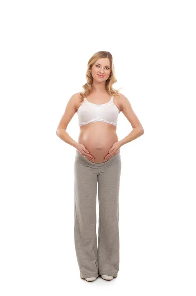 Happy pregnant girl — Stock Photo, Image