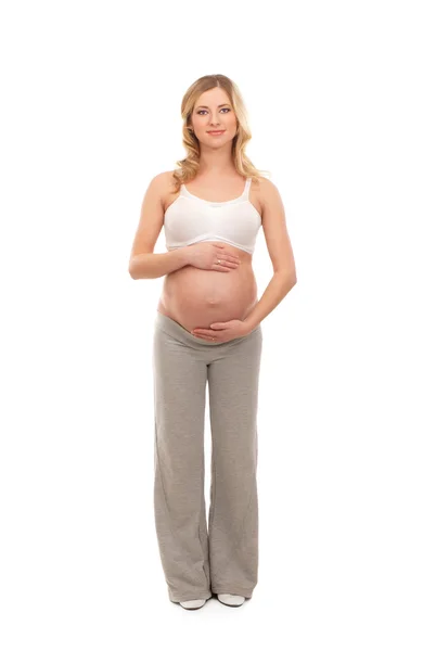 Happy pregnant girl — Stock Photo, Image